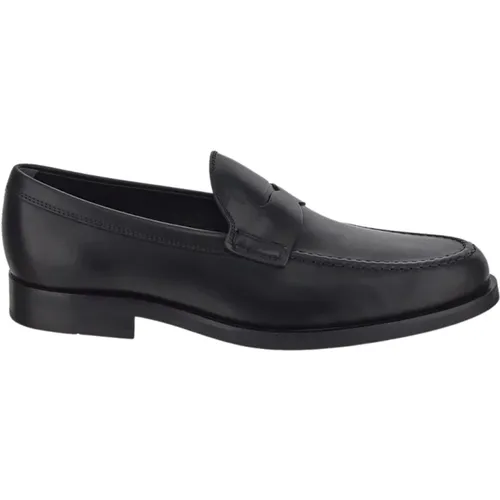 Leder Loafer Schuh , Herren, Größe: 43 1/2 EU - TOD'S - Modalova