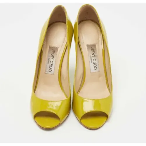 Pre-owned Stoff heels - Jimmy Choo Pre-owned - Modalova