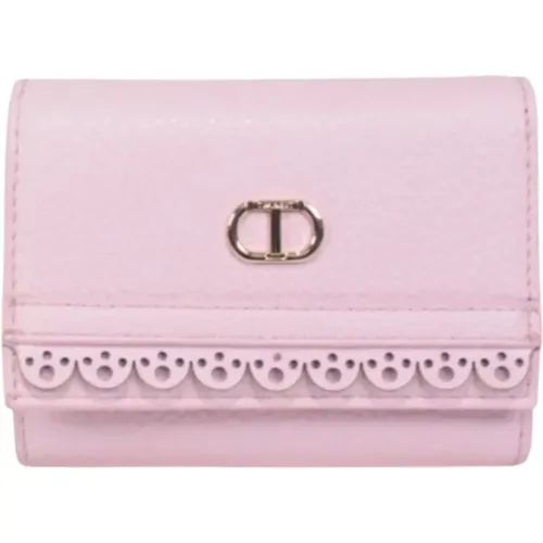 Wallet with Clip Closure , female, Sizes: ONE SIZE - Twinset - Modalova