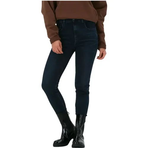 High-Waist Skinny Jeans in Blau - Diesel - Modalova