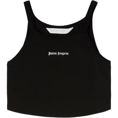 Classic Logo Tank Top , female, Sizes: M - Palm Angels - Modalova