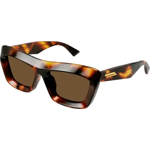 Bv1283S 002 Sunglasses , female, Sizes: 53 MM - Bottega Veneta - Modalova
