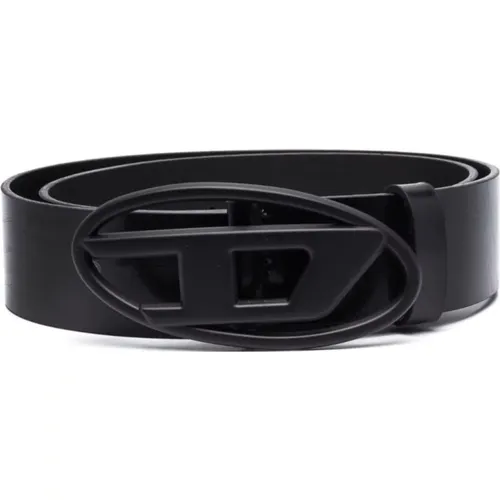 Oval D Belt , male, Sizes: 90 CM, 95 CM, 100 CM, 70 CM, 85 CM, 75 CM, 80 CM - Diesel - Modalova