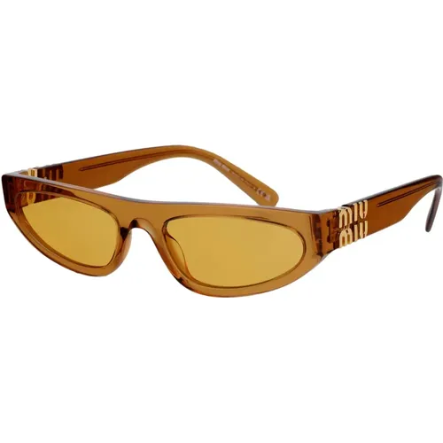 Stylish Sunglasses with 0MU 07Zs Design , female, Sizes: 56 MM - Miu Miu - Modalova