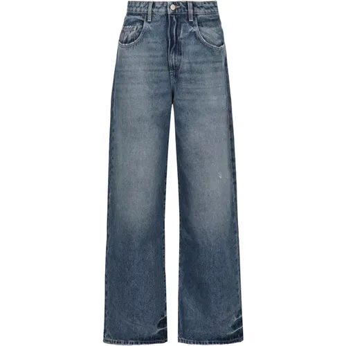 Zerrissene Wide-Leg Jeans , Damen, Größe: W27 - Icon Denim - Modalova