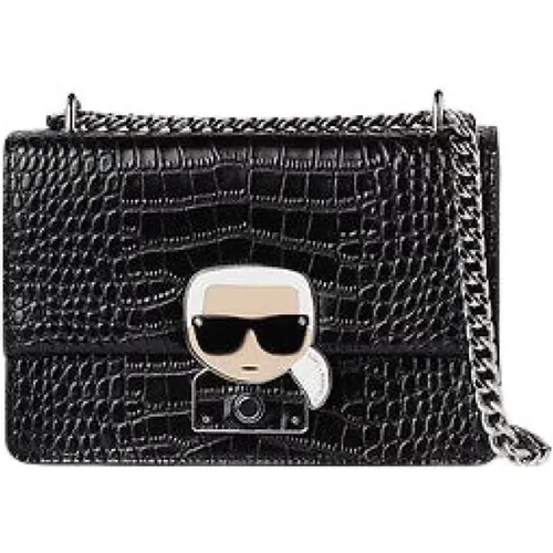 Croc Crossbody Bag for Women , female, Sizes: ONE SIZE - Karl Lagerfeld - Modalova