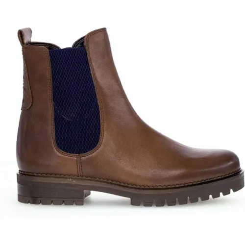 Cognac Leder Chelsea Boots Gabor - Gabor - Modalova