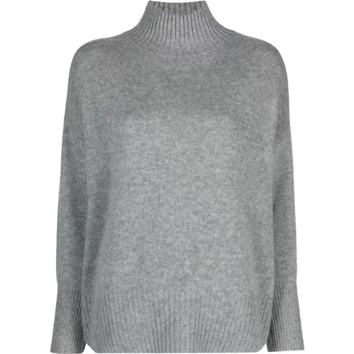 Rollkragenpullover , Damen, Größe: L - allude - Modalova