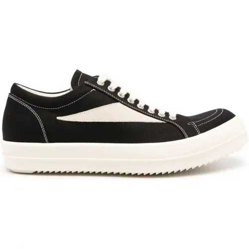 Schwarze Milch Vintage Sneakers - Rick Owens - Modalova