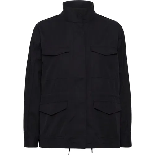 Klassische Schwarze Jacke , Damen, Größe: XS - InWear - Modalova