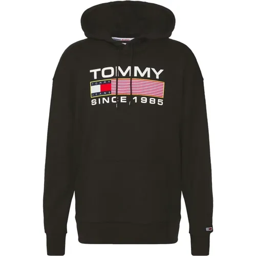 Hoodie , Herren, Größe: M - Tommy Jeans - Modalova