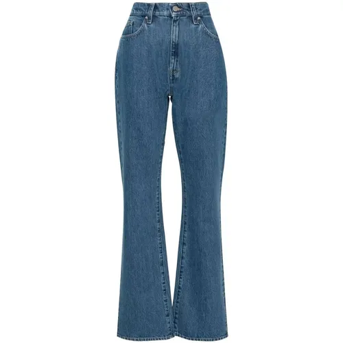 Indigo Flared Jeans , female, Sizes: W26, W28, W27, W29 - Axel Arigato - Modalova