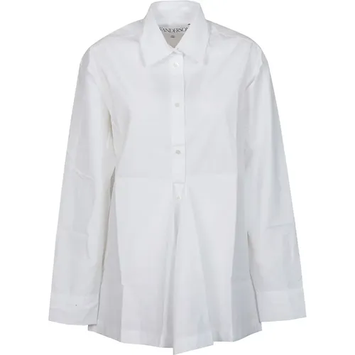 Peplum Drape Shirt , female, Sizes: S, 2XS, XS - JW Anderson - Modalova