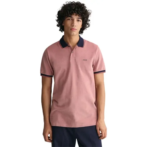 Oxford Piqué Poloshirt in 4 Farben , Herren, Größe: 3XL - Gant - Modalova