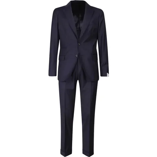 Contemporary Single-Breasted Suit , male, Sizes: XL, L, S, M, 3XL, 4XL, 2XL - Eleventy - Modalova