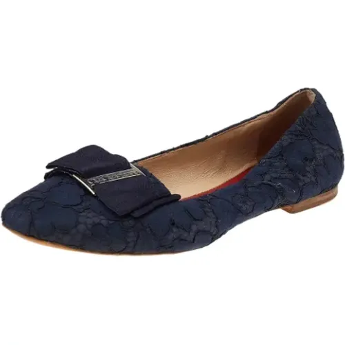 Pre-owned Stoff flats , Damen, Größe: 38 EU - Carolina Herrera Pre-owned - Modalova