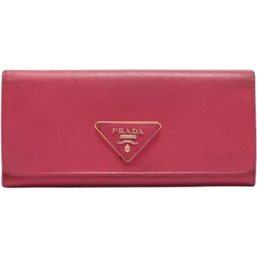 Pre-owned Leather wallets , female, Sizes: ONE SIZE - Prada Vintage - Modalova