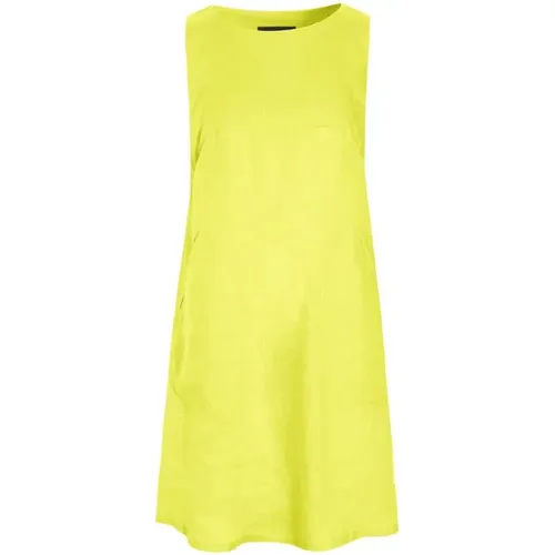Airy Linen Sleeveless Dress Fluorescent , female, Sizes: L, XS, S, XL - Bitte Kai Rand - Modalova