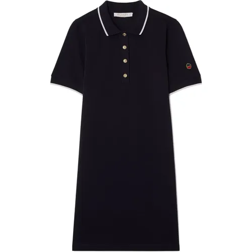 Vera Dress Marine/White , female, Sizes: XL, XS, L, M, S - Busnel - Modalova
