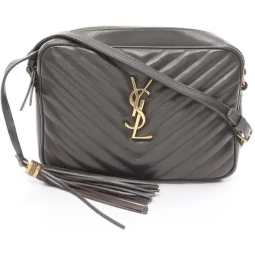 Pre-owned Leather shoulder-bags , female, Sizes: ONE SIZE - Yves Saint Laurent Vintage - Modalova