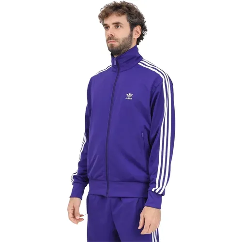 Lila Firebird Reißverschluss Pullover - adidas Originals - Modalova