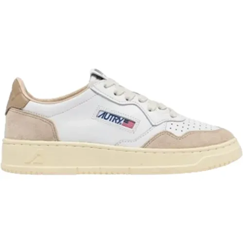 Medalist Low Weiße Ledersneakers , Herren, Größe: 41 EU - Autry - Modalova