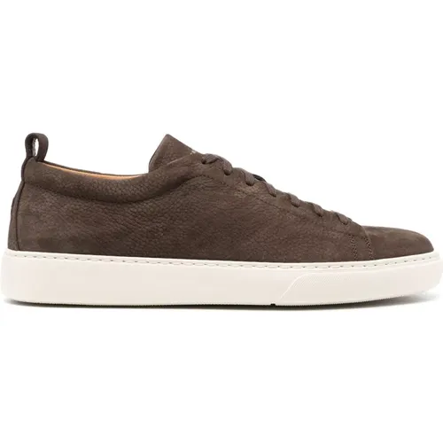 Colby Nubuck Taupe Trainers , male, Sizes: 11 UK, 13 UK, 5 UK, 12 UK - Henderson - Modalova