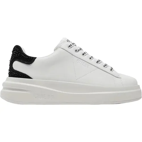 Weiße Sneakers mit Nieten , Damen, Größe: 40 EU - Guess - Modalova