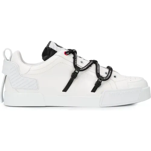 Portofino Sneakers , male, Sizes: 10 UK, 6 UK, 8 UK, 11 UK, 5 UK, 9 UK, 12 UK - Dolce & Gabbana - Modalova