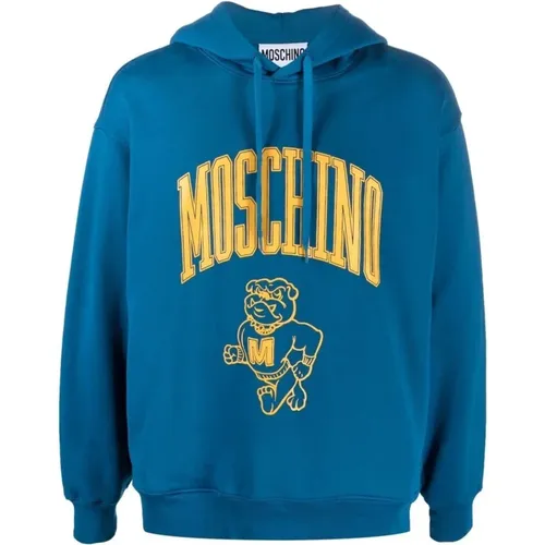 Logo Hoodie für Herren , Herren, Größe: L - Moschino - Modalova