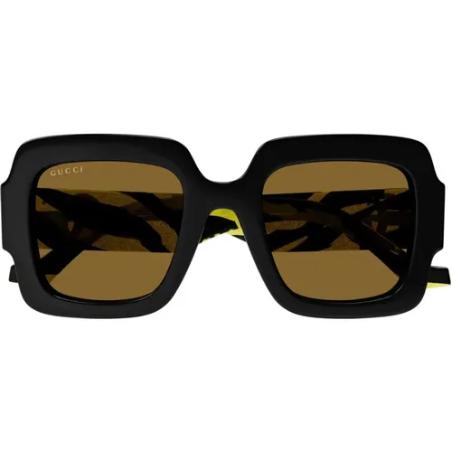 Stilvolle Gg1547S Sonnenbrille für Frauen,Mutige Oversized Sonnenbrille - Gucci - Modalova