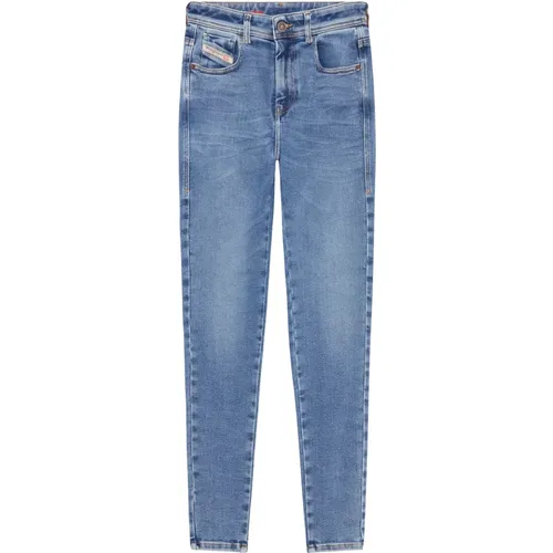 High Waist Skinny Jeans - Blaue Waschung , Damen, Größe: W31 L34 - Diesel - Modalova