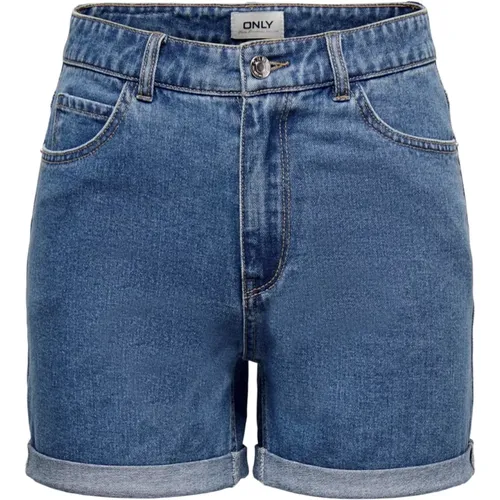 Denim Shorts , Damen, Größe: L - Only - Modalova