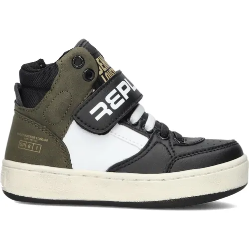 Grüne Cobra Kid High Top Sneakers - Replay - Modalova