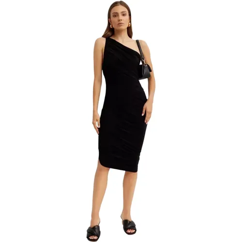 Schwarzes Mini-Kleid Diana , Damen, Größe: S - Norma Kamali - Modalova