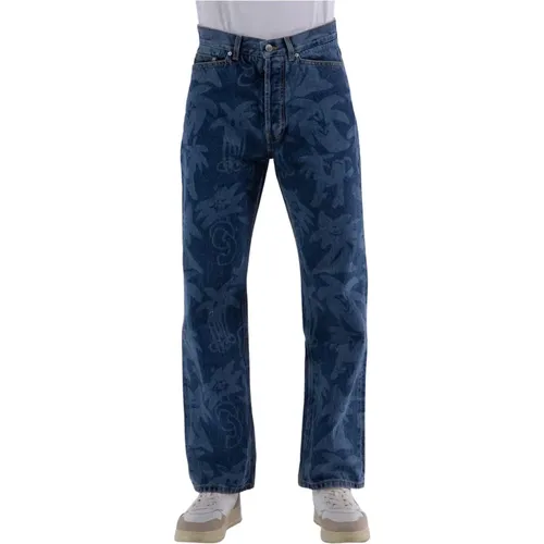 Clic Denim Jeans , male, Sizes: W32 - Palm Angels - Modalova