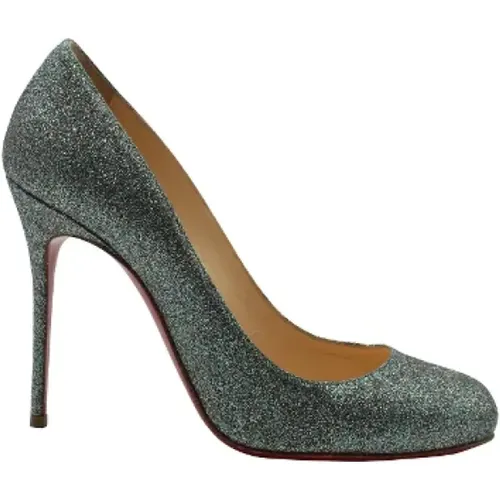 Pre-owned Polyester heels , female, Sizes: 6 UK - Christian Louboutin Pre-owned - Modalova