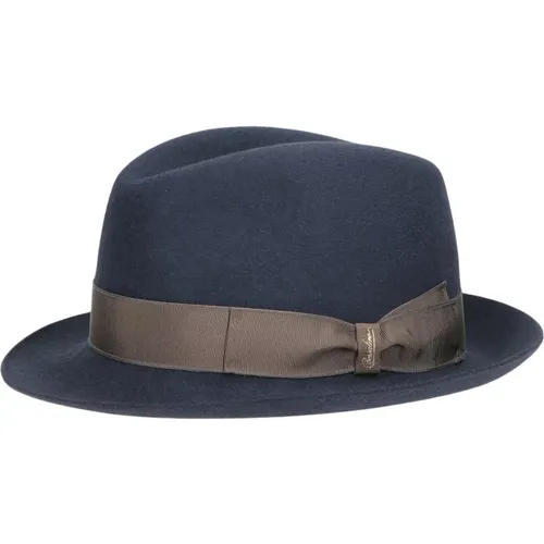 Gebürsteter Filz Trilby Hut - Borsalino - Modalova