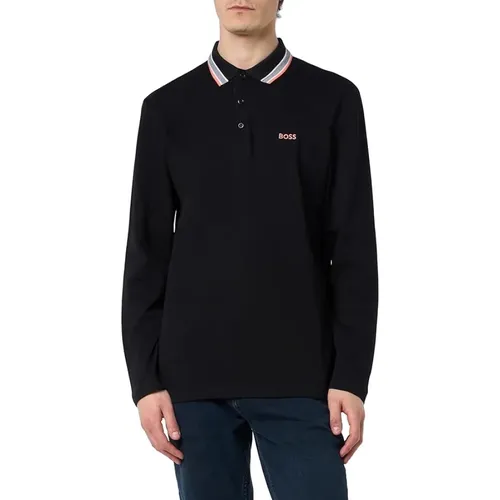 Polo Longsleeve Shirt , Herren, Größe: 3XL - Boss - Modalova