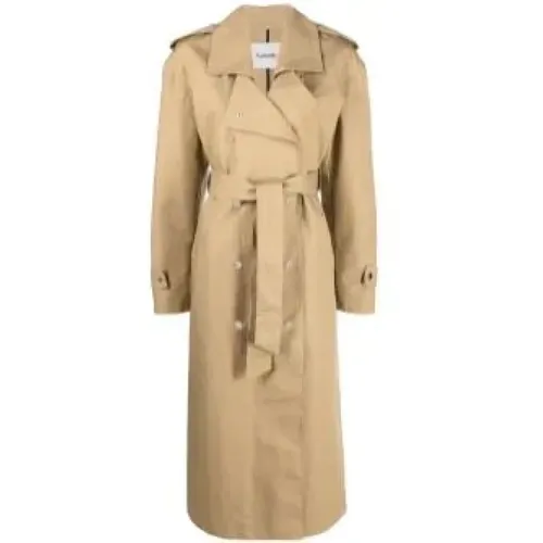 Oversized trench coat , female, Sizes: XS, S - Nanushka - Modalova