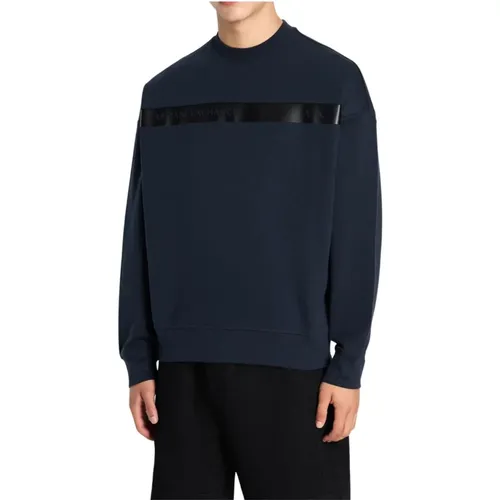 Klassischer Pullover , Herren, Größe: L - Armani Exchange - Modalova