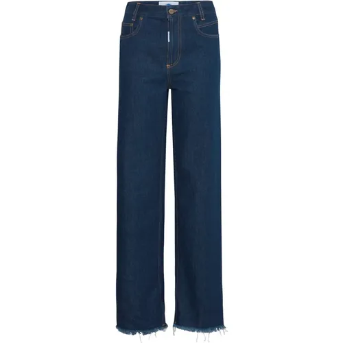 Rinse Wash Straight-Leg Jeans , Damen, Größe: W31 L32 - Ball - Modalova