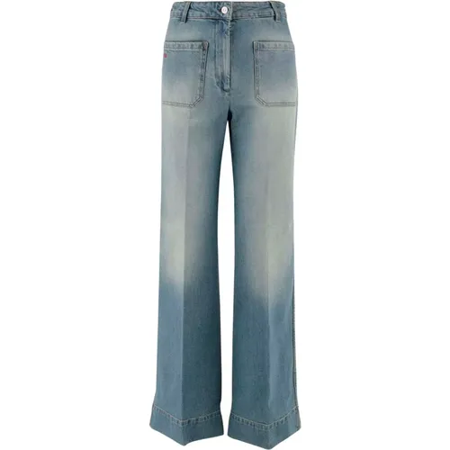 Tinted Wash Stretch Denim Jeans - Victoria Beckham - Modalova