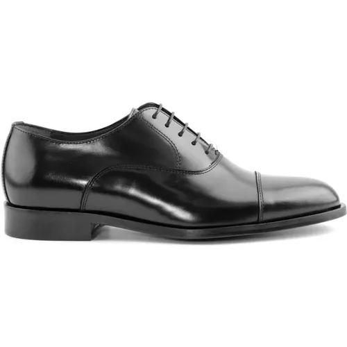 Leather Francesina Shoes , male, Sizes: 8 UK - Marco Ferretti - Modalova