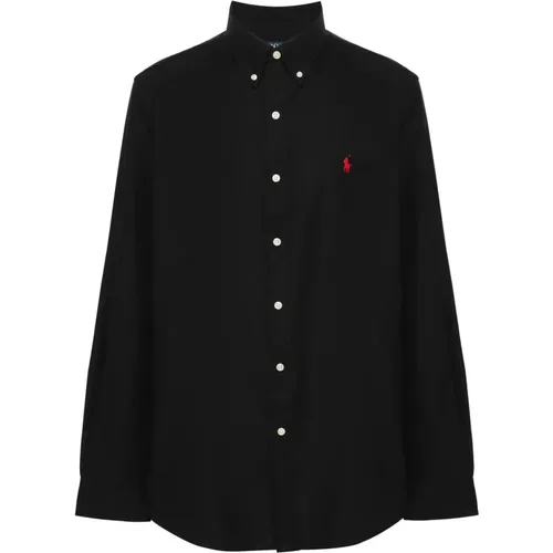 Popeline-Button-Down-Hemd , Herren, Größe: L - Ralph Lauren - Modalova