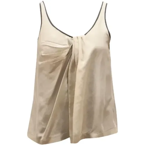 Pre-owned Silk tops , female, Sizes: XS - Armani Pre-owned - Modalova