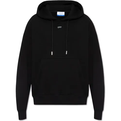 Kapuzenpullover mit Logo , Herren, Größe: 2XS - Off White - Modalova