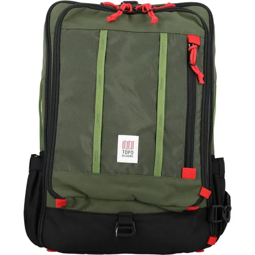 Olivgrüne Unisex-Handtasche mit Mehreren Taschen - Topo Designs - Modalova