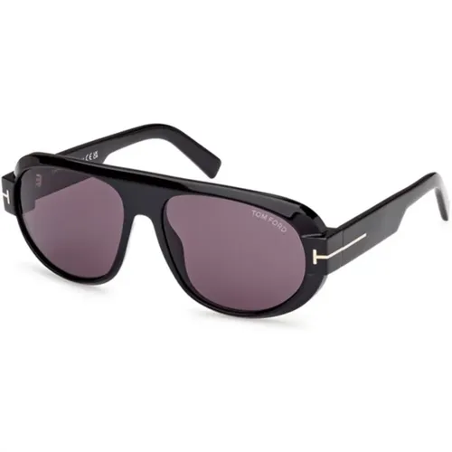 Shiny Smoke Sunglasses Blake-02 , unisex, Sizes: 59 MM - Tom Ford - Modalova