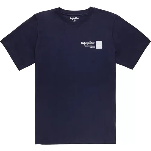 Baumwoll T-shirt , Herren, Größe: M - RefrigiWear - Modalova